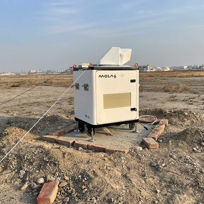 Quét Doppler Tốc độ gió Nắp máy Molas Độ phân giải khoảng cách 3d 30m 75m Cho thuê nắp đậy