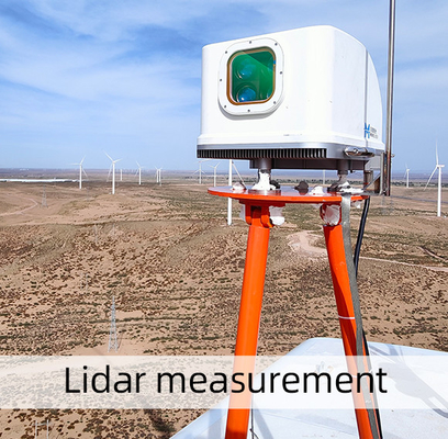 50m-200m/400m/750m Thiết bị trường gió đo gió Vector Lidar