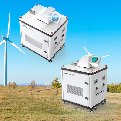 Độ chính xác 120m độ phân giải khoảng cách gió Lidar cho 4km đo thẳng đứng và 10km phát hiện tầm nhìn