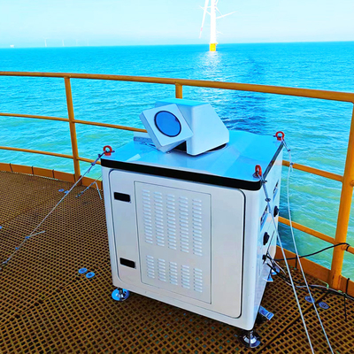 Độ chính xác Lidar gió với 360 ° Tăng độ ngang -10 ° ~ 190 ° Phạm vi dọc 0.1m/s Độ chính xác tốc độ gió