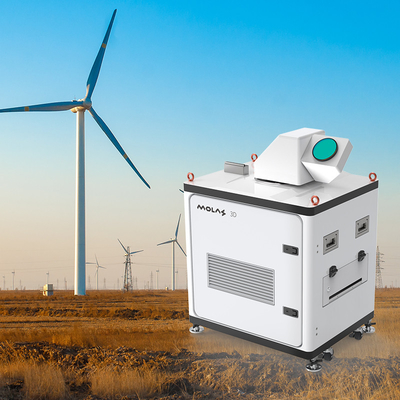 Doppler Long Range Wind Lidar với độ chính xác chính xác IP65 Housing Program Scan And 15km Detection Range