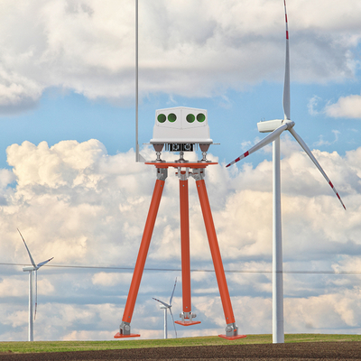 IP66 Wind Turbine Lidar với độ chính xác ±0,5° và tốc độ gió sống sót 70m/s