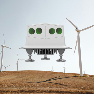 Lidar tua-bin gió tần số 4Hz cho kích thước đường kính tối đa 500mm và phạm vi hướng gió -180° - 180° trong ngành điện gió