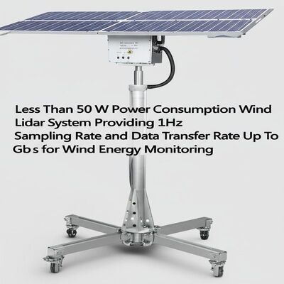 buy Hệ thống Lidar gió tiêu thụ điện năng dưới 50W, cung cấp tốc độ lấy mẫu 1Hz và tốc độ truyền dữ liệu lên đến 1 Gb/s để giám sát năng lượng gió online manufacture