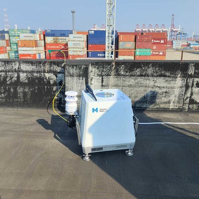 Mua 0-360 độ Hướng bằng Laser Đo tốc độ gió Định dạng dữ liệu ASCII Nắp gió online manufacture