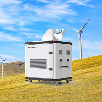 Lidar gió với khoảng cách phát hiện 10km 0.1m/s Độ chính xác và thời gian lưu trữ dữ liệu dài