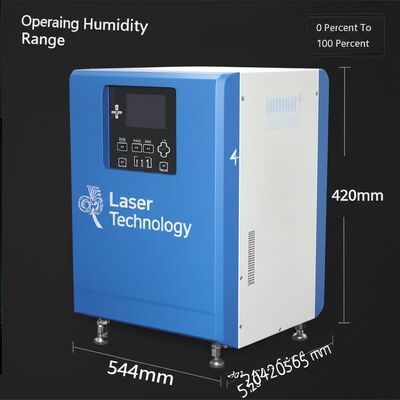 Phạm vi độ ẩm hoạt động 0 đến 100 phần trăm Gust Công nghệ máy tính laser Công nghệ laser với kích thước 520420550mm